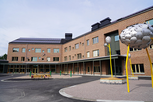 Skolgården på Hemlingborgs skola.